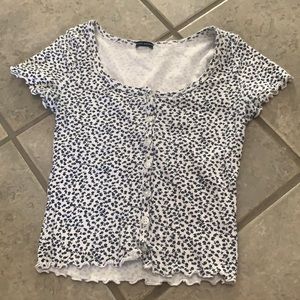 brandy melville crop tee